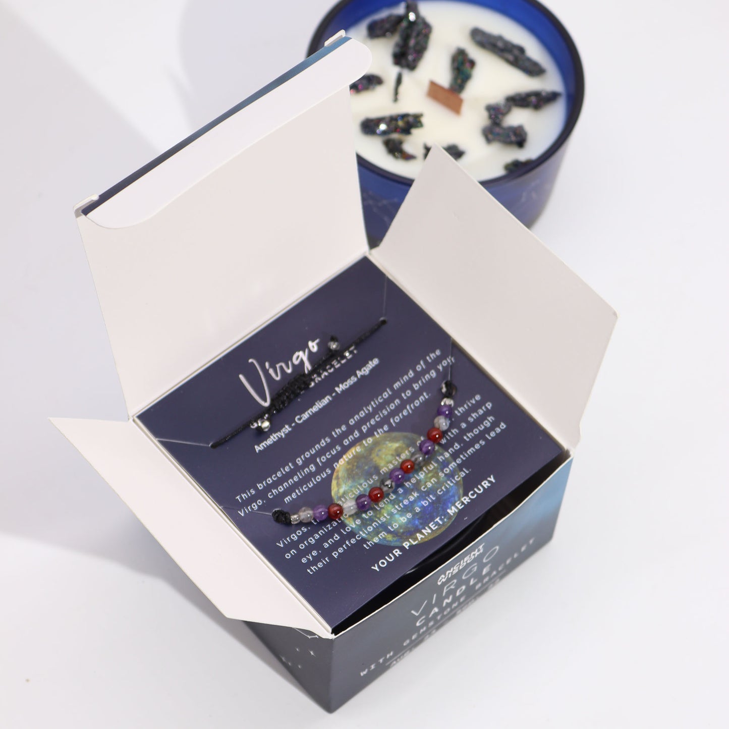 Zodiac Kristallen Kaars - Maagd