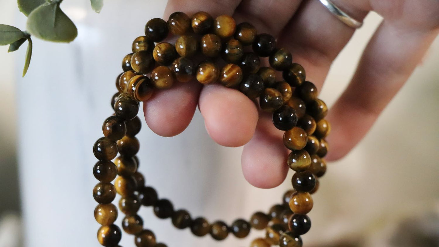 Kogelarmband Tijgeroog