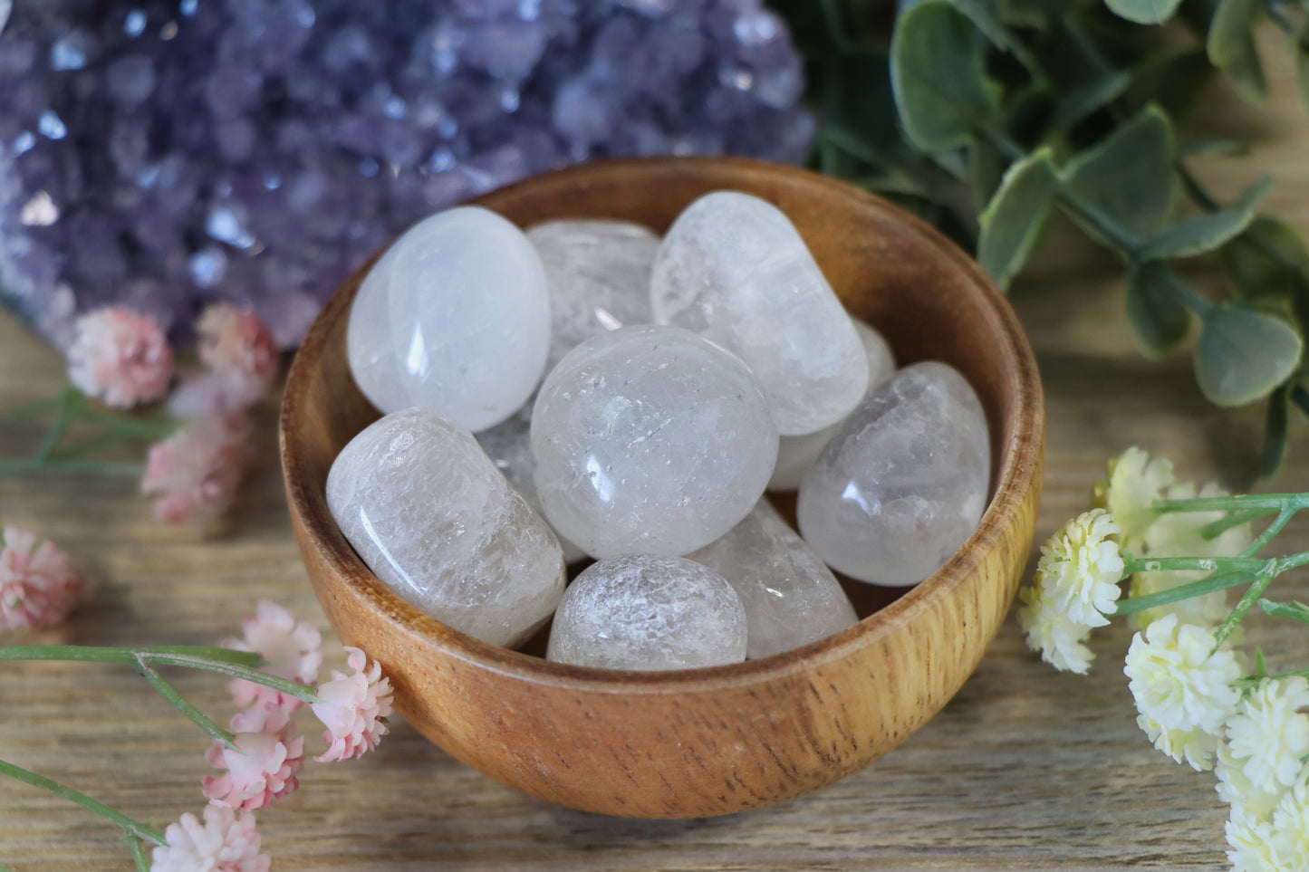 Bergkristal Trommelsteen