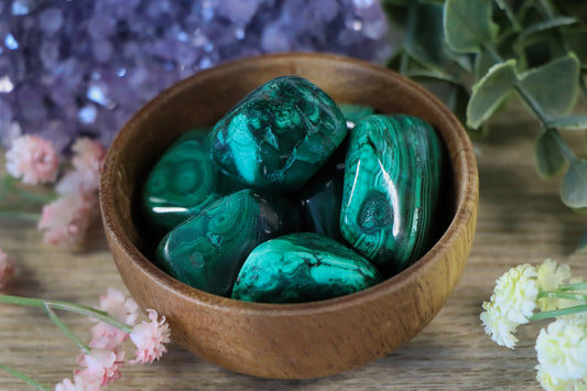 Malachiet Trommelsteen