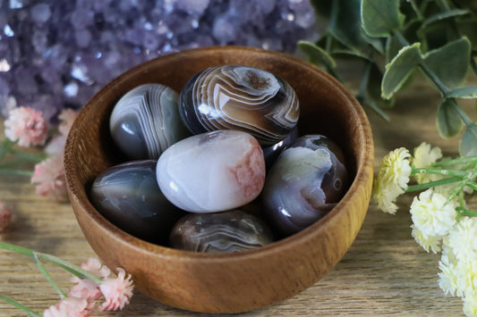 Botswana Agaat Trommelsteen