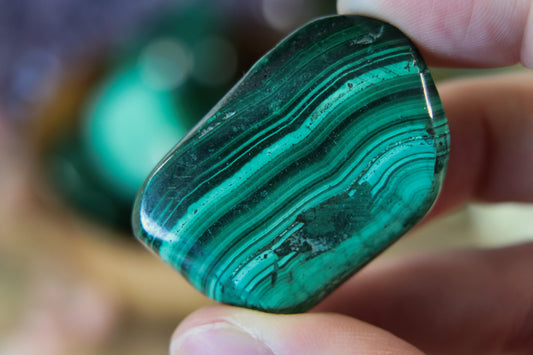 Malachiet Trommelsteen