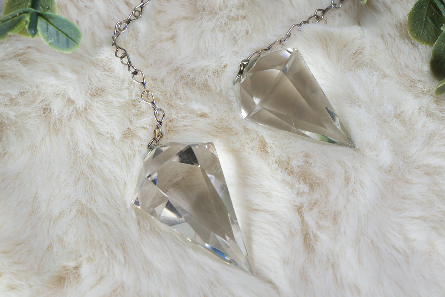 Pendel A+ Bergkristal Gefacetteerd