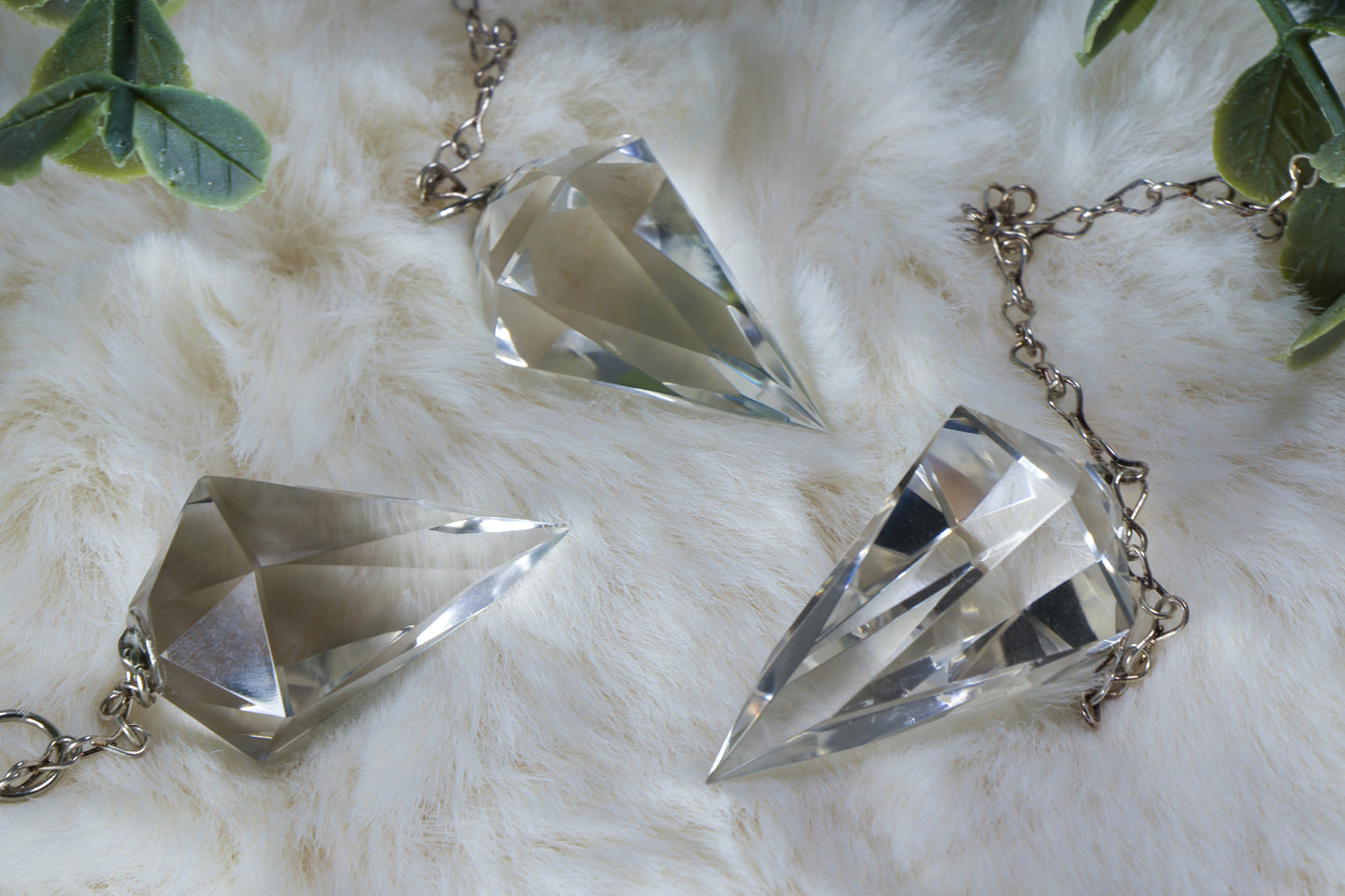 Pendel A+ Bergkristal Gefacetteerd