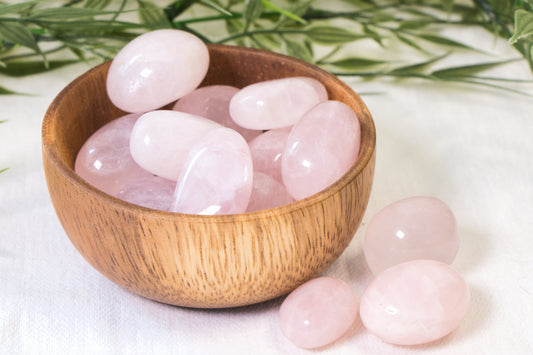 Rozenkwarts Trommelsteen