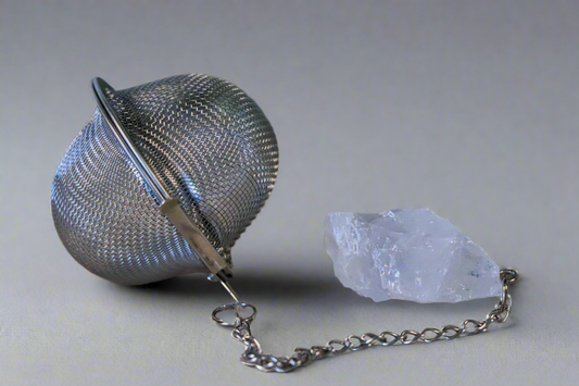 Edelsteen Theezeefje - Bergkristal