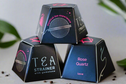 Edelsteen Theezeefje - Rozenkwarts