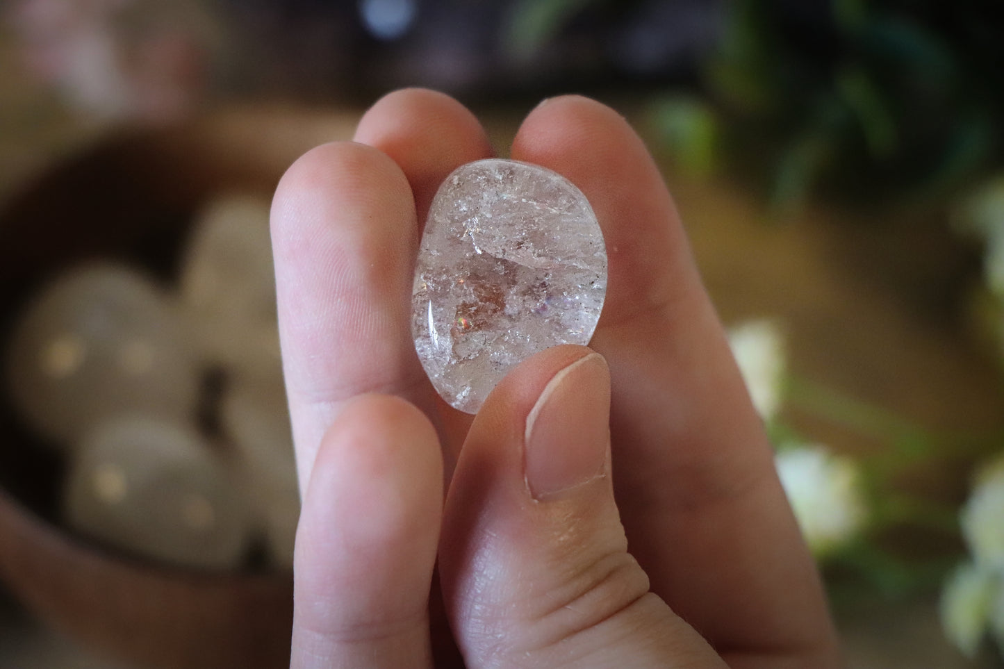 Bergkristal Trommelsteen