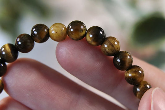 Kogelarmband Tijgeroog