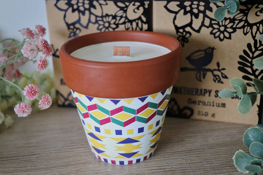 Aromatherapie Kaars - Geranium