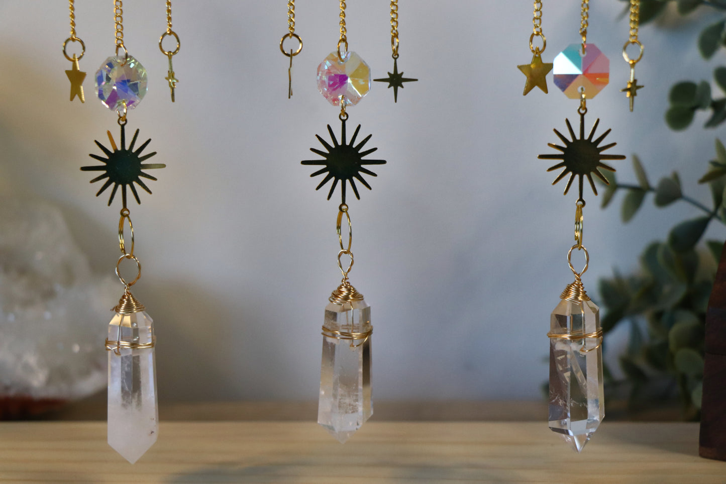 Rock Crystal Suncatcher
